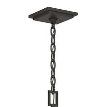 Kichler 24.75 Inch Cleary 2 Light Outdoor Modern Traditional Pendant Light, with Clear Glass in Olde Bronze, Waterproof Aluminum, (24.75" H x 8.5" W), 59198OZ