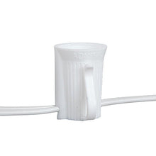 Novelty Lights 1,000 Feet C9, E17 Socketed Light Spool, White Bulk Reel