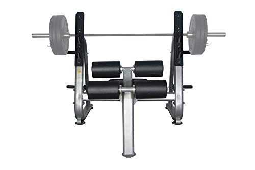 Fitness First Decline Bench Press with Olympic Weight Plate Storage Silver