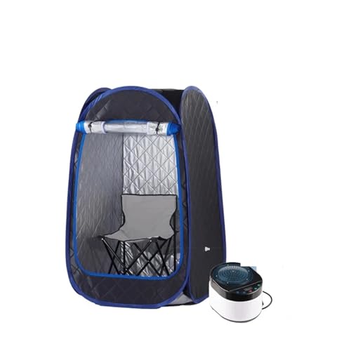 1500W 4L Portable Sauna Tent Steamer Folding Chair Set Remote Control