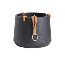 SDREYKUF Hanging Balcony Orchid Pot Wall Cement Plant Basket Basin