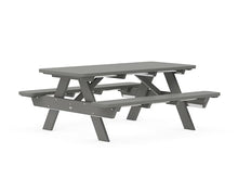 POLYWOOD® Park Picnic Table, Slate Grey