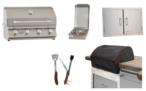 AMS PKG | Bull Outlaw 30" Drop-In Grill 4 pcs Package | Propane