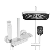 Shower shower set, piano keys, pressurized digital display, bathroom, rain