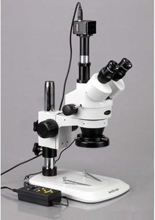 AmScope Digital Trinocular Stereo Zoom Microscope Multi