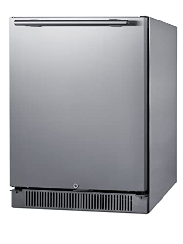 Summit 24” Outdoor, Refrigerator, Stainless Steel- SPR623OSCSS