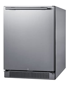 Summit 24” Outdoor, Refrigerator, Stainless Steel- SPR623OSCSS