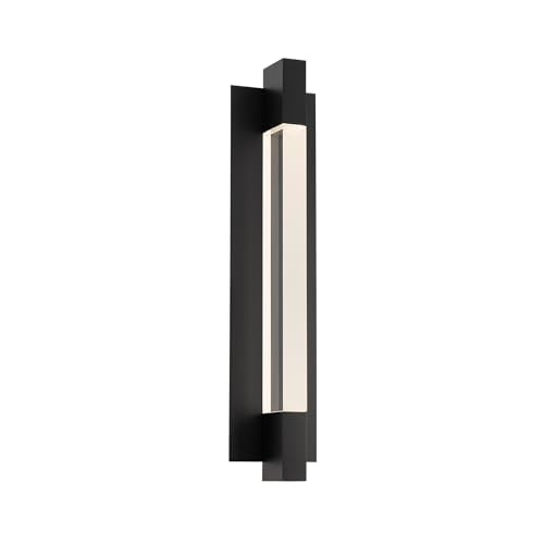 Modern Forms Heliograph 24in LED Outdoor Wall Light 3000K Black