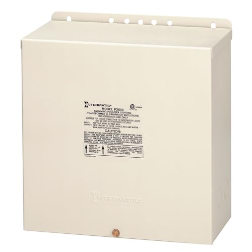 Intermatic PX600 Pool Light Safety Transformer, 600W, 12/13/14V
