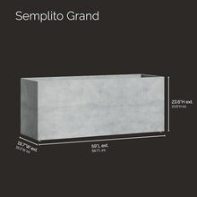 COSAPOTS Semplito Grand Planters Outdoor, Long Rectangle Indoor/Outdoor