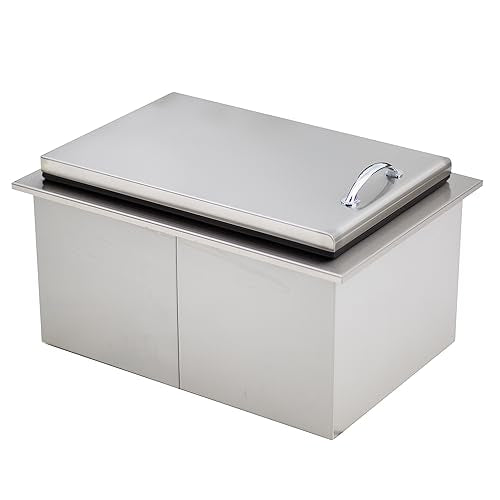 TrueFlame 20 lb Drop-in Outdoor Cooling Bin Beverage Cooler