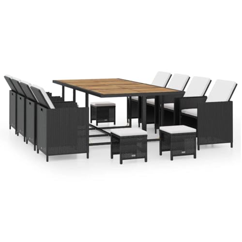 AMBERARD Outdoor Furniture Set Black Furniture Set