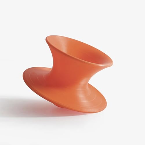 CHZDPP Gyro Swivel Chair for Boys & Girls Ages 2 to 5, 360° Swivel Gyro Chair for Playground Kindergarten, Autism Kids Sense Sports Equipment for Outdoor/Indoor(Orange,5 Packs)