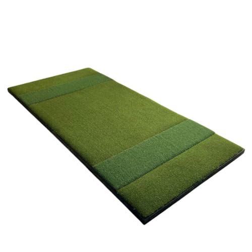 The Indoor Golf Shop SIGPRO Super Softy Double Sided Golf Mat 4' x 8'4" Green