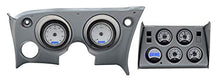 Dakota Digital 1968-77 Chevy Corvette VHX System Satin Alloy Blue