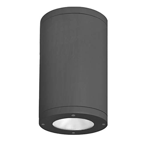 WAC Lighting DS-CD08-S35-BK 8-Inch Tube Architectural Ceiling Mount, Spot, 3500K