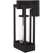 Livex Lighting 20996-04 Delancey - 18.88" One Light Outdoor Post Top Lantern, Black Finish with Clear Glass