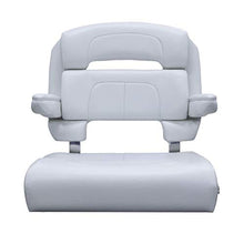 TACO Metals Capri Deluxe Helm Chair 25 Inches Wide White