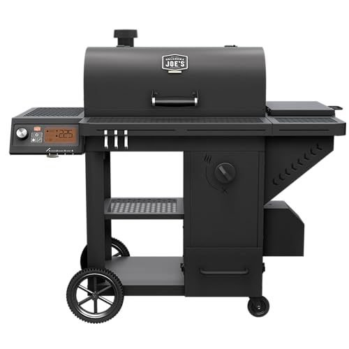 Oklahoma Joe's Tahoma Auto-Feed Charcoal 900 Deluxe Smoker and Grill, Black - 24203105