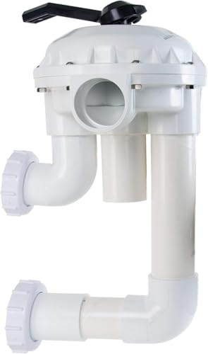 Upgrade for 261142 2-Inch HiFlow Valve with Plumbing Replacement for Pool and Spa D.E. Filter