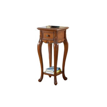 GKOKG Coffee Tables Flower Stand Solid Wood Living Room Shelf Floor Sofa Side Table Indoor