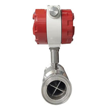 Water Flow Meter, Digital Flow Meter 1 2 Inch Clamp Flowmeter Stainless Steel Liquid Alcohol Water Flow,for Outdoor Garden Hose Watering(DN32 SS304)
