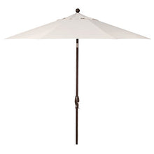 Treasure Garden 9ft Patio Umbrella - Outdoor Furniture Market Umbrella – Deluxe Auto-Tilt – Bronze Aluminum Frame (Sunbrella, Canvas)