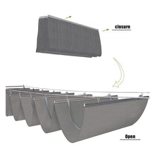 Retractable Waterproof Awning Cover for Pergolas & Patios, Slip Rope Shade Sail, Outdoor Garden & Gazebo Canopy, Size: 2x5m (6.56x16.41ft) - Durable UV Protection