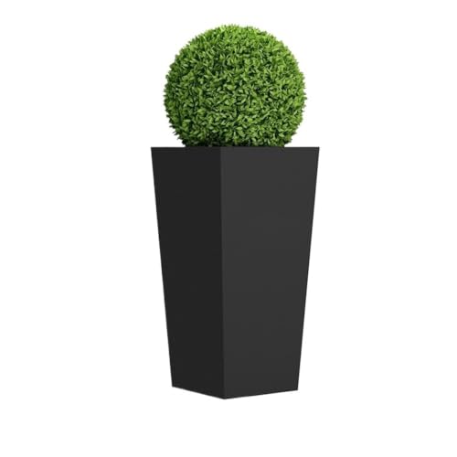 Outdoor Trapezoidal Planter Box Standing Pillar Flower Pot Flower Box
