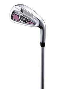 Aspire XD1 Ladies Womens Complete Golf Clubs Set Titanium Driver, Fairway, Hybrid, Irons, Putter, Stand Bag, 3 H/C's Pink