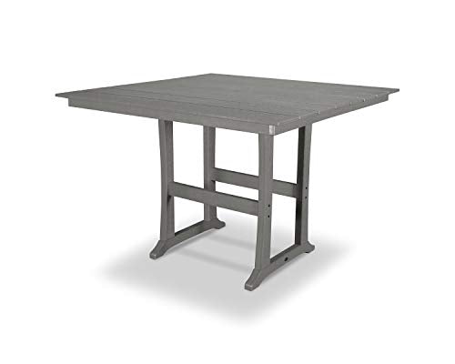 POLYWOOD® Tables Bar Table, Slate Grey