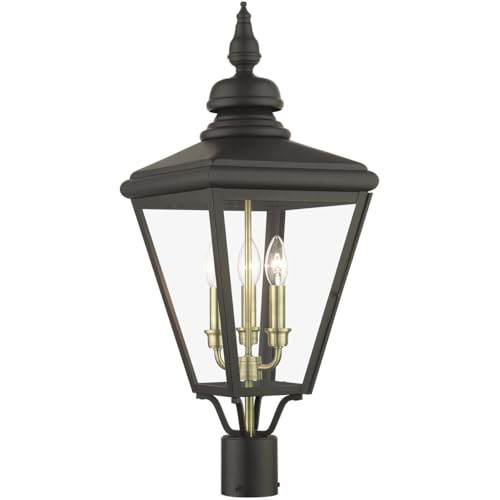 Livex Lighting 3-Light Fixture, Bronze