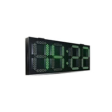 LSSOAZZVVN Clock Timer Outdoor Iron Box high Brightness 10 inch Green LED Digital Clock time dis-Play LED Digital Panel Gas Station Gas Price Sign (Color : 12 inch Price Plate Size : 1)