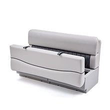 DeckMate 55'' Luxury Pontoon Boat Seat Charcoal & Gray