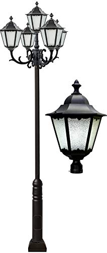 DABMAR LIGHTING INC GM8151-B Fixture,Post,8151,B,Lantern