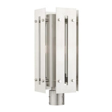 Livex Brushed Nickel Outdoor Post Top Lantern