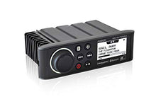 Fusion Entertainment MS-RA70NSX Marine Receiver with 2 Pairs of EL-F651B 6.5" Marine Coax Black Grills