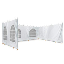 TentandTable 30' x 30' Premium Blockout Sidewall Kit for Canopy Tents White