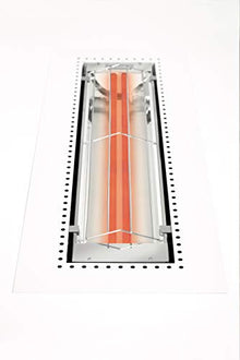 Infratech W-61 SS Flush Mount Heater Frames 61.25" Length, Stainless Steel