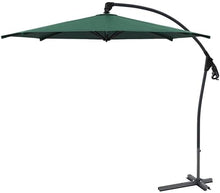 Parasol 3m Outdoor Umbrella Garden Umbrella Umbrella Market Outdoor Table Umbrella Patio Umbrella Push Button Terrace Umbrella Beach Umbrella (Dark Green 3m Iron)