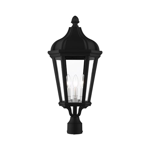 Livex Lighting 3-Light Fixture, Textured Black