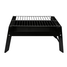 47.6x21.9x4cm Portable Stainless Steel BBQ Grill Non-stick Surface Folding Barbecue Outdoor Camping Picnic Tool