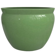 Red Lantern 20" Celadon Porcelain Fishbowl, Green