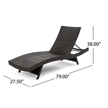 Christopher Knight Home Salem Outdoor Wicker Chaise Lounge Chairs 4-Pcs Set Multibrown