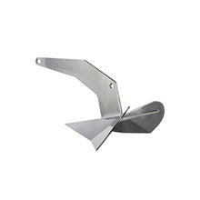 Norestar 44 lb Stainless Steel Delta/Wing Boat Anchor for Boats up to 57 Feet
