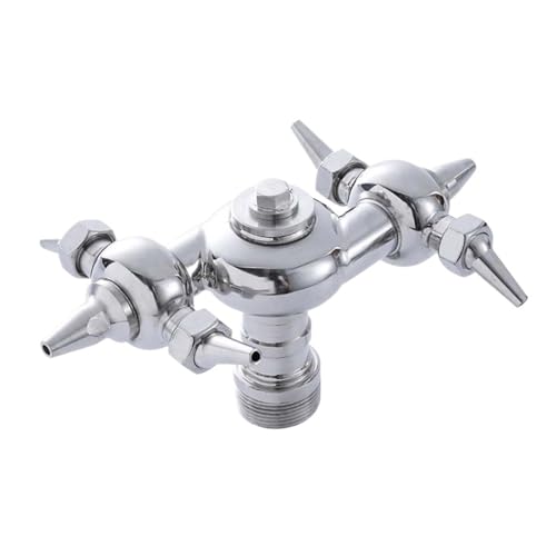 Bolisila Tank Clean Nozzle Stainless Steel 360 Degree Double Cycle Rotary Washing Spray Nozzle Head Cabeza de la boquilla de Lavado(1inch 1/2 Male)