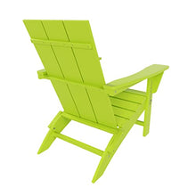 WestinTrends Ashore Modern Outdoor Folding Adirondack Chair (Set of 4), Lime
