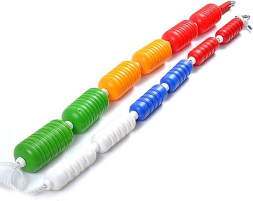 RhLLvJ Professional Pool Lane Dividers for Spas and Shallow Pools Safety Rope and Float Kits(9cm,45/147.64FT)