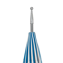 California Umbrella 8.5' Rd. Pagoda Style Patio Umbrella, White Pole, Pacific Blue/Natural
