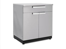 NewAge Products Classic Series 32-Inch Stainless Steel Outdoor Kitchen 2-Door Split Cabinet, 23" D x 32" W x 36.5" H